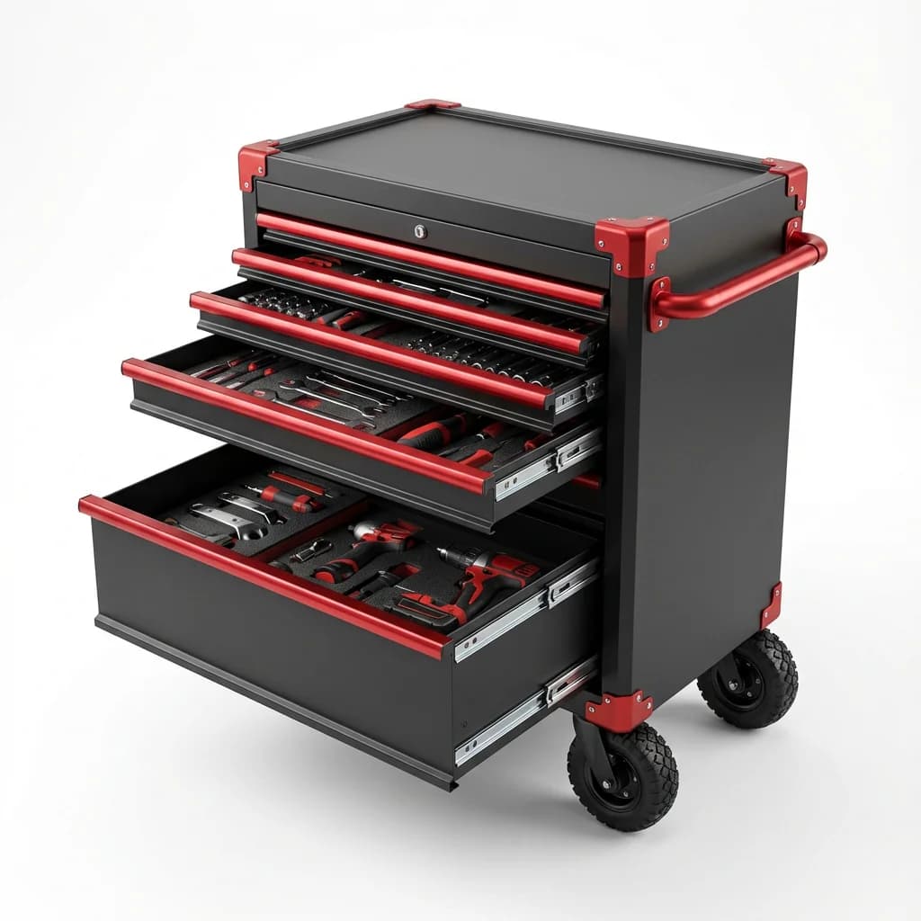 Mobile Workshop Heavy Duty Rolling Toolbox - View 1
